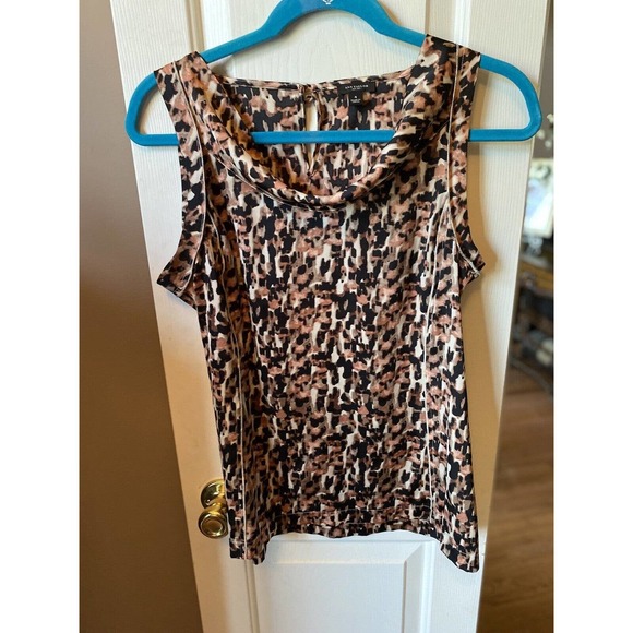Ann Taylor Sleeveless Animal Print Shirt‎ Size 4 - Picture 1 of 4